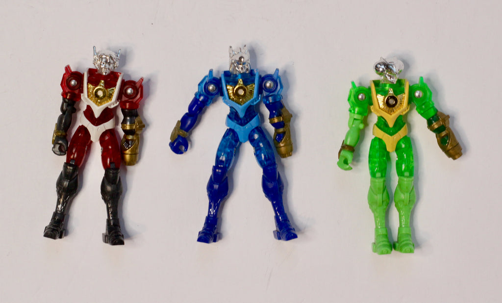 Lot of 1998 Microman Magne Powers action figures Takara