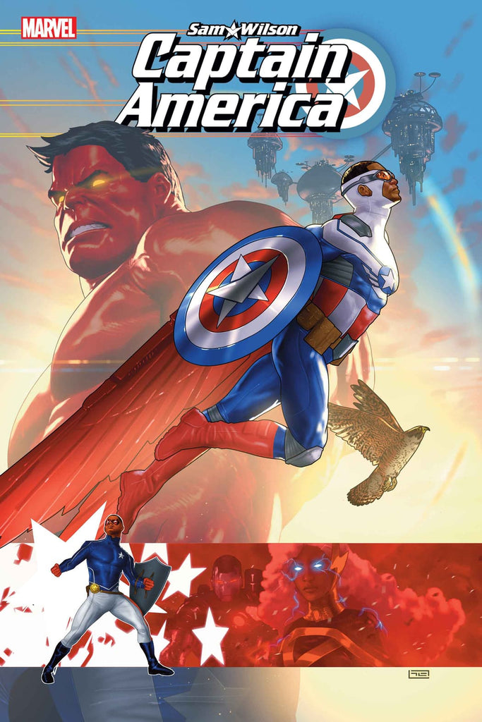 Cover of SAM WILSON CAPTAIN AMERICA #1 by Taurin Clarke