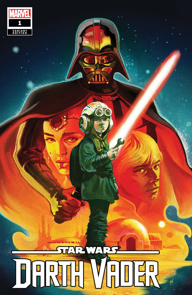 STAR WARS: DARTH VADER #1 Mike Del Mundo variant cover! Signed by Greg Pak