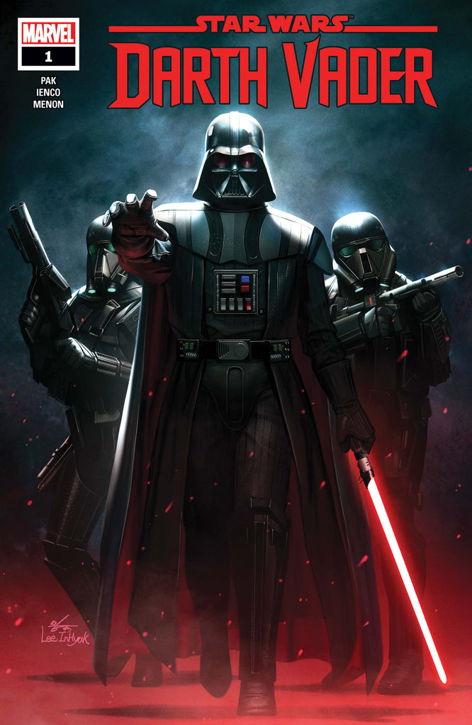 STAR WARS: DARTH VADER #1 In-Hyuk Lee main cover! Signed by Greg Pak