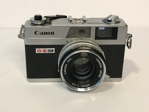 Canonet QL17 G-III - 35mm rangefinder camera - film tested, but READ